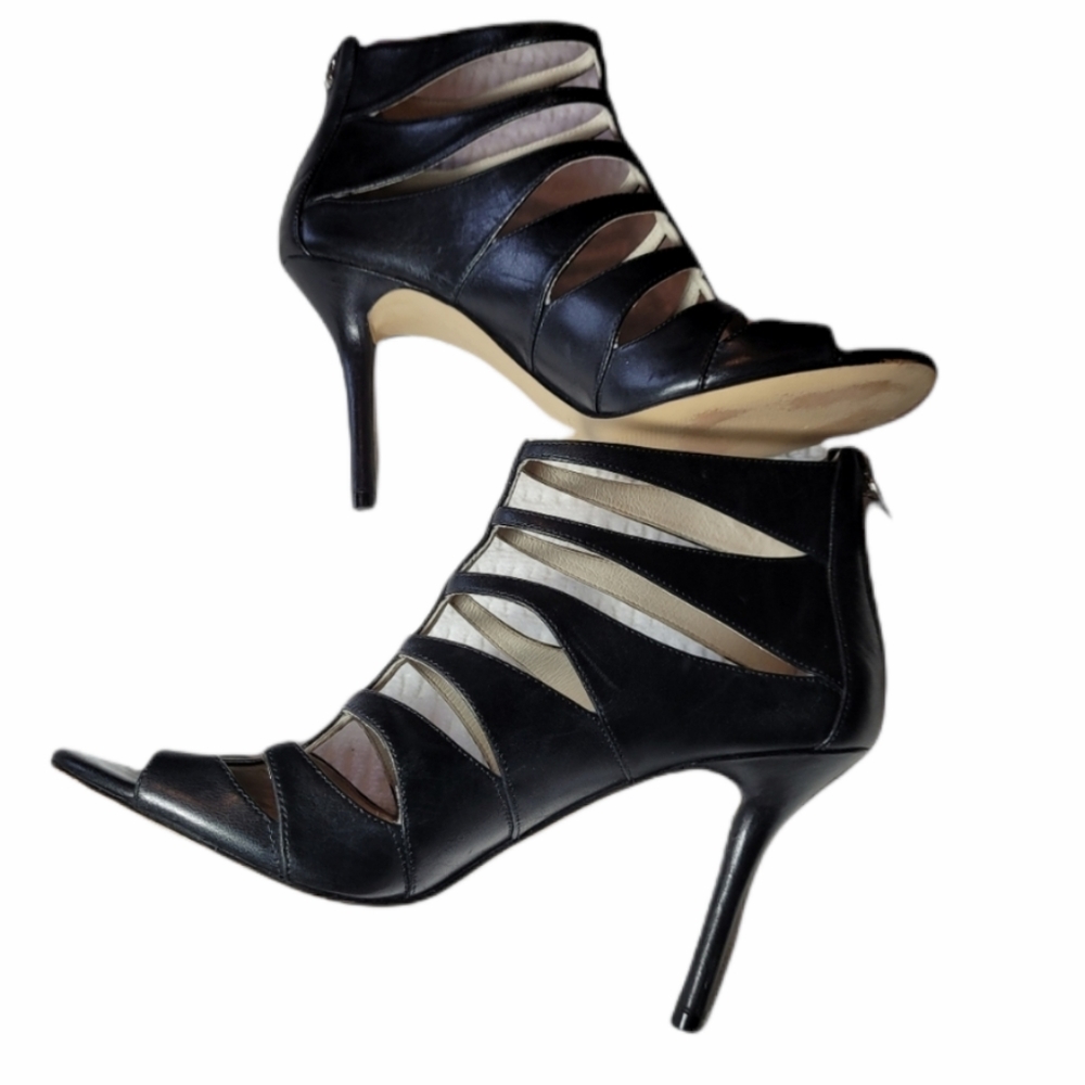 MICHEAL KORS MAVIS SKELETAL SANDAL HEEL SHOE